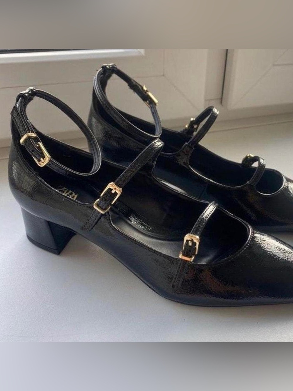 Zara Mary Jane Block Heels - Picture 3 of 10